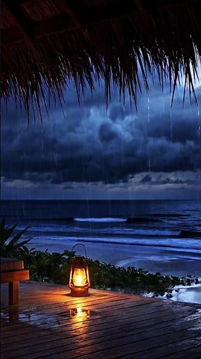 🌊🎧Rainfall over the Ocean: Pure White Noise #oceansounds