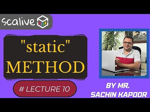 #10 | Static Method | OOPs Placement Series