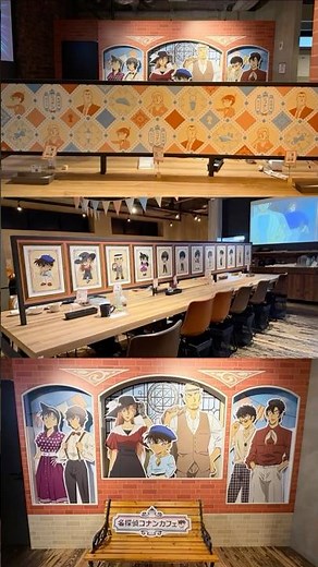 東京最新柯南咖啡廳+解謎特典（含答案）#名探偵コナン #名探偵コナンカフェ #detectiveconan 🇯🇵