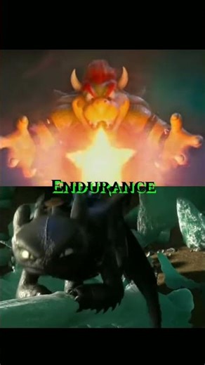 Toothless (HTTYD) VS Bowser (SMB) #dragon #edit #battle #toothless #howtotrainyourdragon #mario #1v1