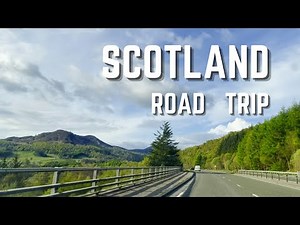 Scotland Road Trip in 4K HDR - Driving Tour