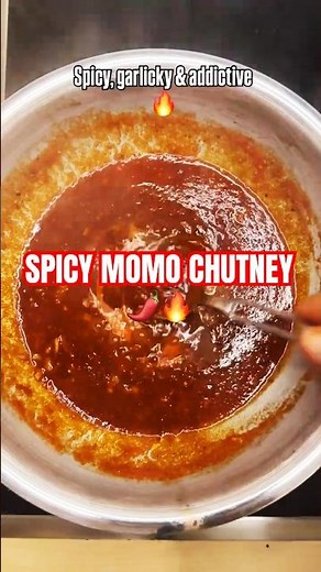 Spicy Momo Chutney Recipe 🌶️🔥 | Easy Chilli Sauce!😍 #spicy