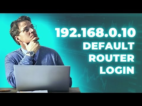 192.168.0.10 Default Router Login IP