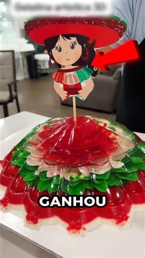 😱 Ela impressionou todos com sua GELATINA🌈