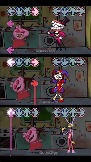 Peppa vs TADC Mod (Caine & Pomni & Jax) - Friday Night Funkin' Game - The Amazing Digital Circus