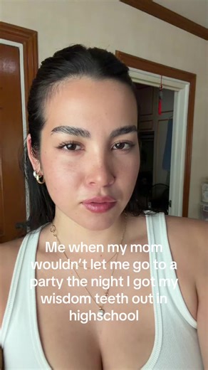 like girl…. you looked like a tomato #fyp | wisdom teeth