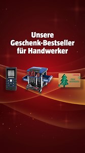 Noch keine Geschenkidee für den Handwerker in deinem Leben? Wir haben da was für dich: Unsere Geschenke bringen garantiert Freude in jede Werkstatt. 😎🔨 Entdecke noch mehr Inspiration hier: https://www.bauhaus.info/werkzeug-maschinen/c/10000090 | BAUHAUS Deutschland