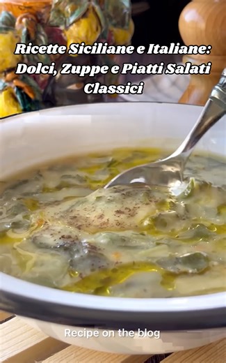 Ricette siciliane e italiane: dolci, zuppe e piatti salati classici