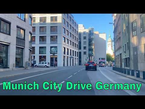 Driving in Munich, Germany | Dashcam City Tour 4K