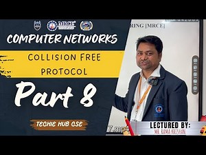 COLLISION FREE PROTOCOL| CN - PART 8 | Techie - hub| DEPT OF CSE | MRCE