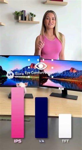 IPS vs TFT vs VA — Which Display Is Best for Your Eyes? #Shorts