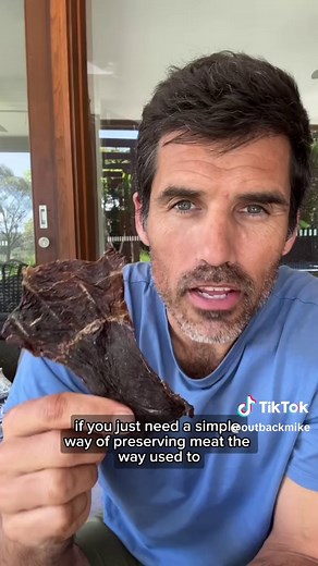 meat preservation kangaroo meat recipes survival skills sun drying food outdoor camping hacks