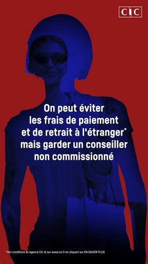 🌍 Eviter les frais de paiement et de retrait à l’étranger ET garder un conseiller dédié ? C’est ça choisir une Banque Hybride. Plus d’infos sur www.cic.fr/fr/particuliers/comptes/paiements-sans-frais-etranger.html | CIC
