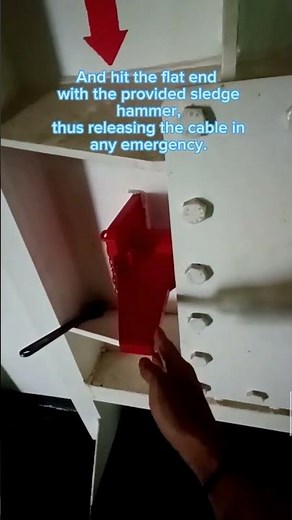 How to release Bitter end anchor chain #shorts #ship #seaman #bulkcarrier #panamax #capesize