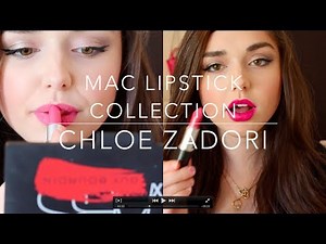 MAC Lipstick Collection + Lip Swatches | Chloé Zadori