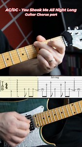 #Tutorial AC/DC - You Shook Me All Night Long Guitar Chorus Part #guitartutorial #guitarcover #electricguitar #learnmontiktok #guitarlesson #guitartok #skullstrings #fyp #popularsong #learnguitar #fblifestyle #guitartab #ACDC #YouShookMeAllNightLong #Angusyoung #rockguitar #riffguitar #riffguitar | Tony GALDI