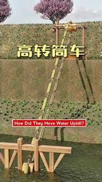 How Did They Move Water Uphill Without Electricity? ...#WaterWheel #AncientTechnology #Engineering