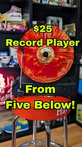 7.8K views · 1.1K reactions | 25 vertical record player from Five Below! There is a strong chance this video gets muted! if so, I will try to edit around it and use other music later on, let's hope not! #falloutcollector #recordplayer #vinylrecord #fivebelow #thefalloutcollector #fallouttok | The Fallout Collector | Facebook