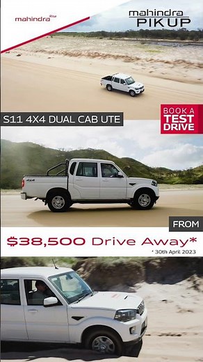 New Mahindra PikUp S11 4x4 Dual Cab AT Ute