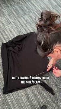 easy no sew hack for old t shirts #thriftflip #y2kfashion #Shorts #aleena.v
