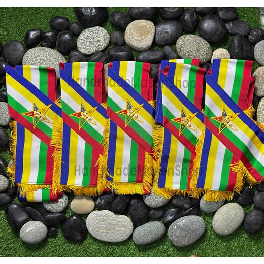 OES Sashes Set of 12: Embroidered Order of the Eastern Star Regalia - Etsy