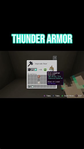 How To Make Thunder Armor In Minecraft