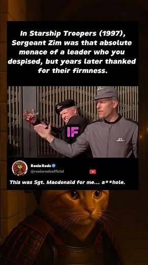 Sergeant Zim’s Knife Test — Starship Troopers (1997)