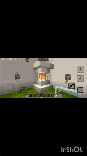 An awesome fireplace in minecraft 1.21.#minecraft#viral
