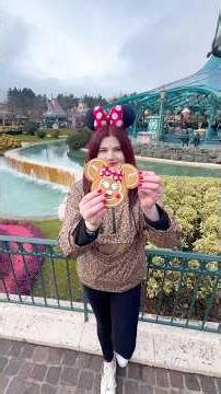 Only eating Mickey Mouse shaped foods at Disneyland Paris for the day ✨ #disneylandparis