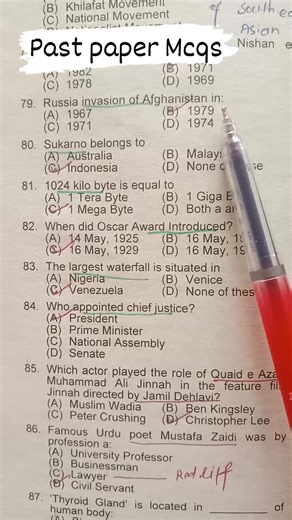 10K views · 182 reactions | PPSC past paper Mcqs | CSS with Umar | Facebook