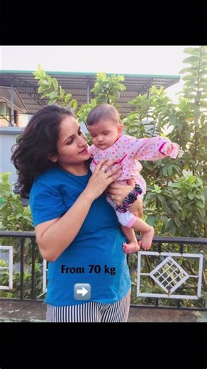 After having my baby, I went from 72 kg to 54 kg in one year — all through yoga. #plankpose #yoga