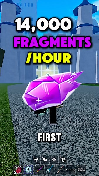 Top 3 Best Ways To Grind Fragments In Blox Fruits #roblox #bloxfruits #giveaway #robux