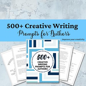 Creative Writing Prompts for Authors: 500  Story Ideas & Exercises (PDF) - Etsy