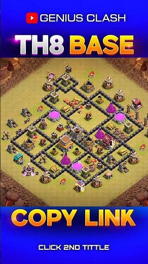 TH8 Anti 3-star Base Layout's! #th8base