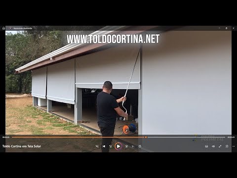 Awnings Curtain in Solar Screen EXCLUSIVE!