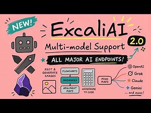 ExcaliAI 2.0: ALL Major AI Models Now in Obsidian Excalidraw! (OpenAI, Claude, Gemini, xAI)