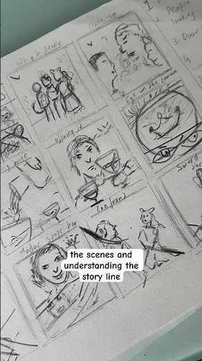 Story boarding process| How to make a storyboard🎨 part- 1 #thecruelprince #storyboard #expression
