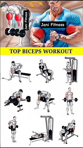 🔥Ultimate Biceps Transformation | Get Big Arms Fast | Best Dumbbell Workout for Crazy Muscle Pump