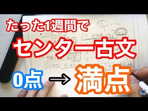 [High School Students Must See] How to Get a Perfect Score on the National Center Test for Classi...