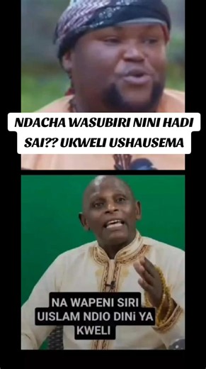 Ndacha kwanini huwezi kuwa Mwislamu? — Hadisai kaso nawa ne