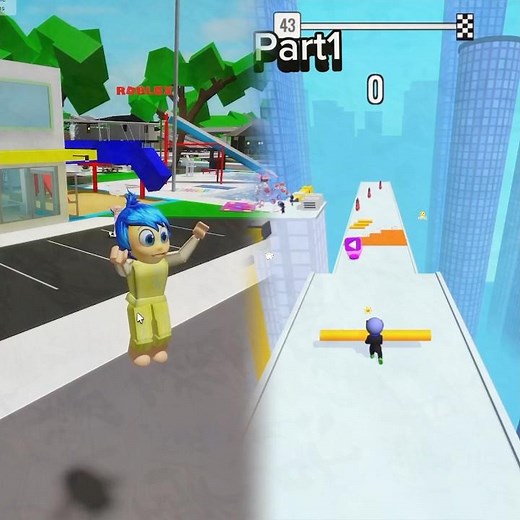 Roblox, But JOY Can't Touch The Color Yellow!