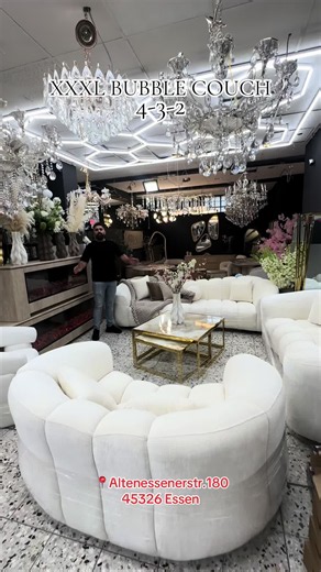 XXXL Bubble Couch 4-3-2 – Designer-Sofa bei Oriental Palace Essen