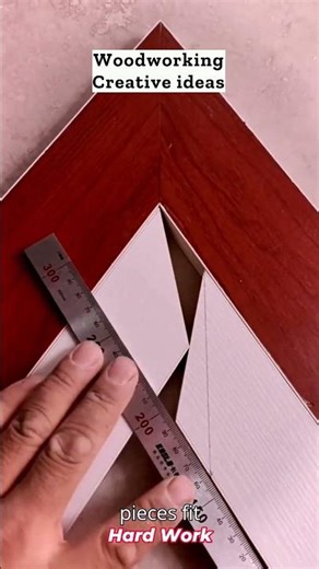 A clean miter joint is the key to perfect corners #work #tips #howto #ideas #wood #shorts #EP386