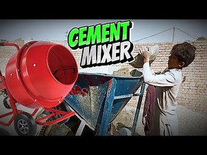Portable Cement Mixer - How to Mix Concrete with a Cement Mixer