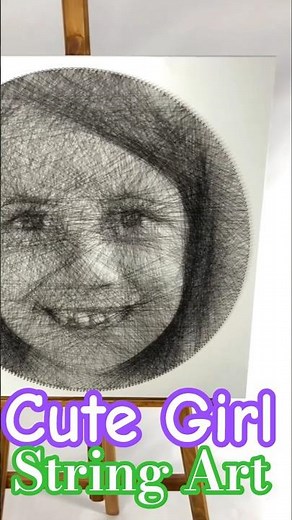 How To Make String Art/String Art For Beginners Step By Step/Social Media Business String Art #art