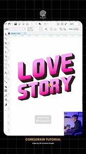 CorelDraw Daily Tips | Use Block Shadow Tool. For more tips, please visit : @99creative.studio #coreldraw #coreldrawindonesia #coreldrawdesign #coreldrawtutorial #corel_draw #graphicdesigner #tipsdesain | 99 Creative Studio