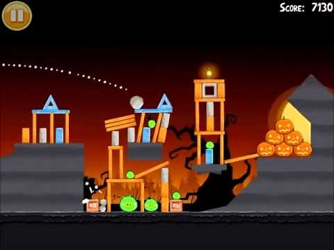 Official Angry Birds Seasons Walkthrough Trick or Treat 1-9