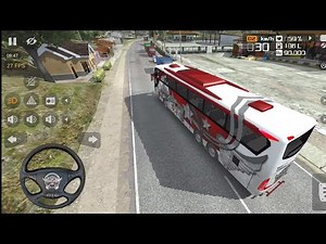 Bus Simulator Indonesia Passenger going to city ride of new Delhi Gameplay Video