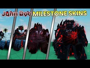 All Reworked John Doe Milestone Skins Showcase | Forsaken