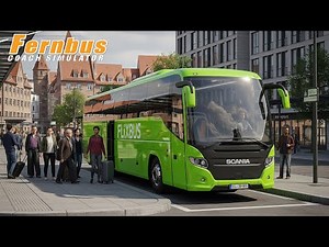 Fernbus Simulator | SCANIA Interlink | Nürnberg – Heilbronn | HORI Truck control System Gameplay
